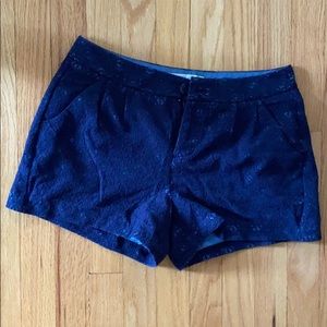 Blue Floral Lace Lauren Conrad Shorts